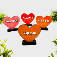 Stand-Up Conversation Heart Valentine Signs (Set of 17 plus blank) - Glowforge