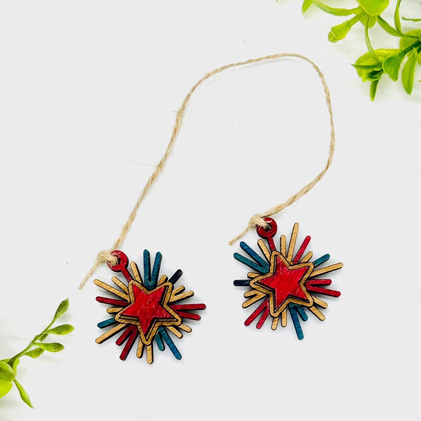 Starburst Layered Napkin Charms - Glowforge