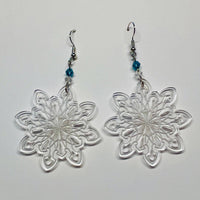 Starburst Snowflake Earrings - Glowforge