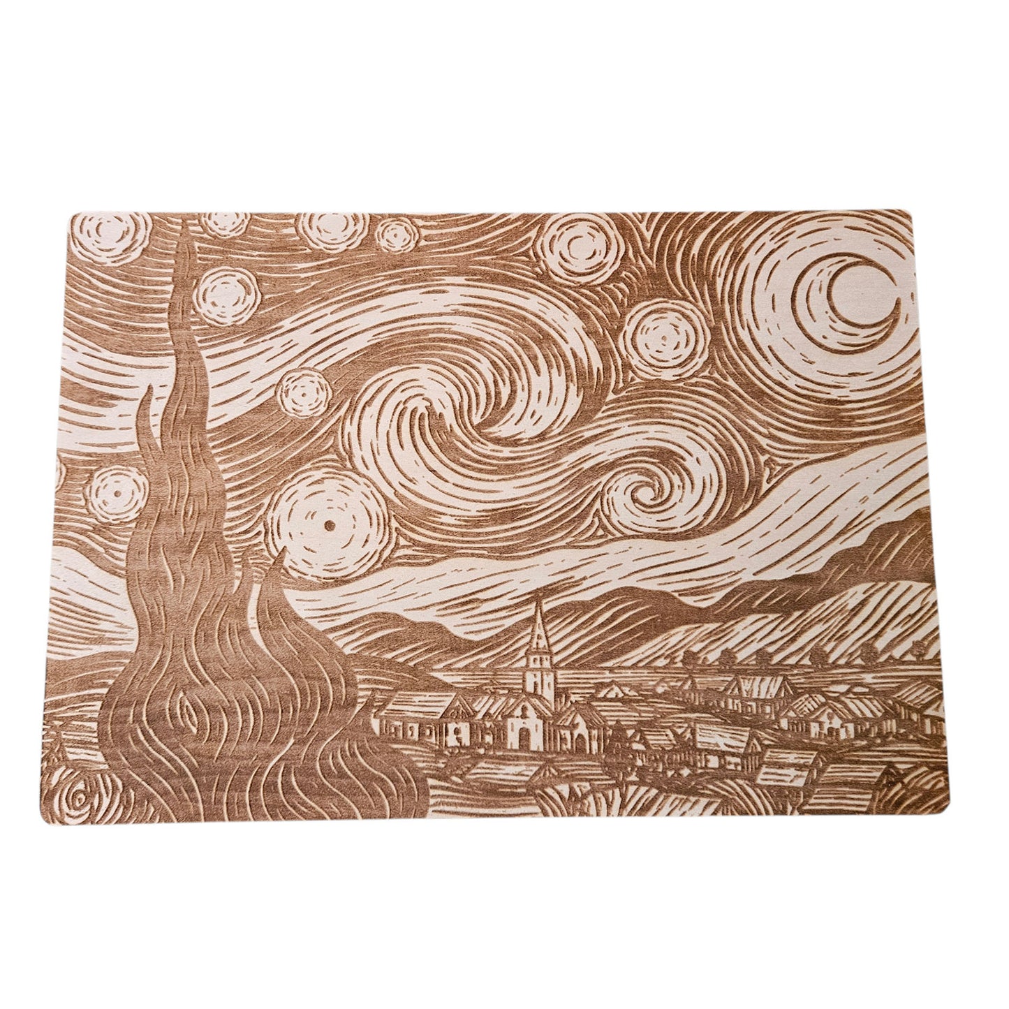 Starry Night by Vincent van Gogh - Glowforge