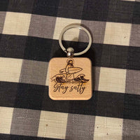 "Stay Salty" Keychain and Magnet Set - Glowforge