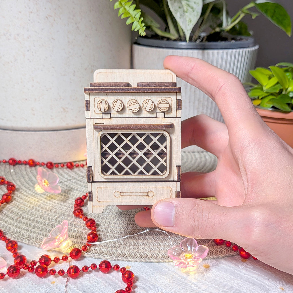 Stove Doll Furniture - Kitchen Miniature Project for Dollhouses - Glowforge