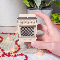 Stove Doll Furniture - Kitchen Miniature Project for Dollhouses - Glowforge