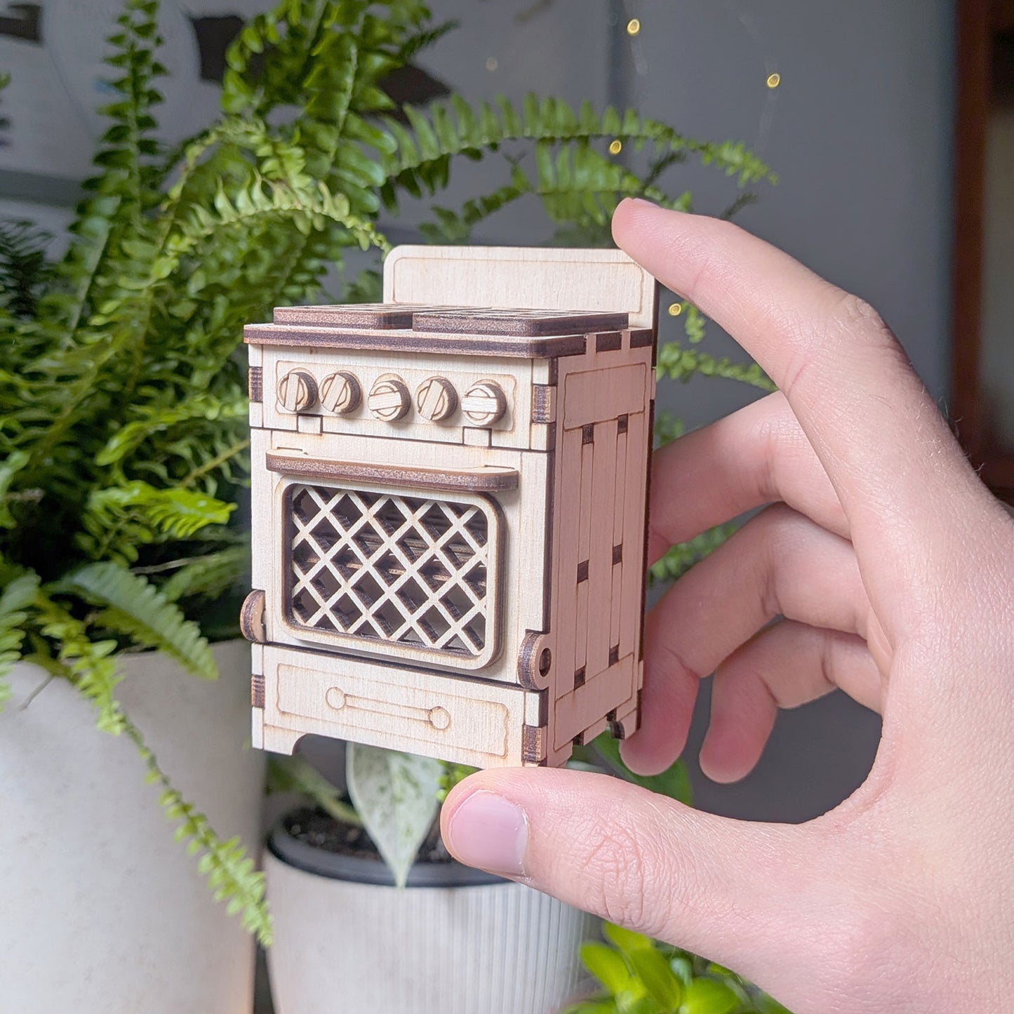 Stove Doll Furniture - Kitchen Miniature Project for Dollhouses - Glowforge