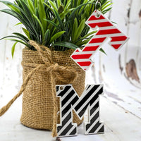 Stripe Letters Keychains (A to Z) - Glowforge
