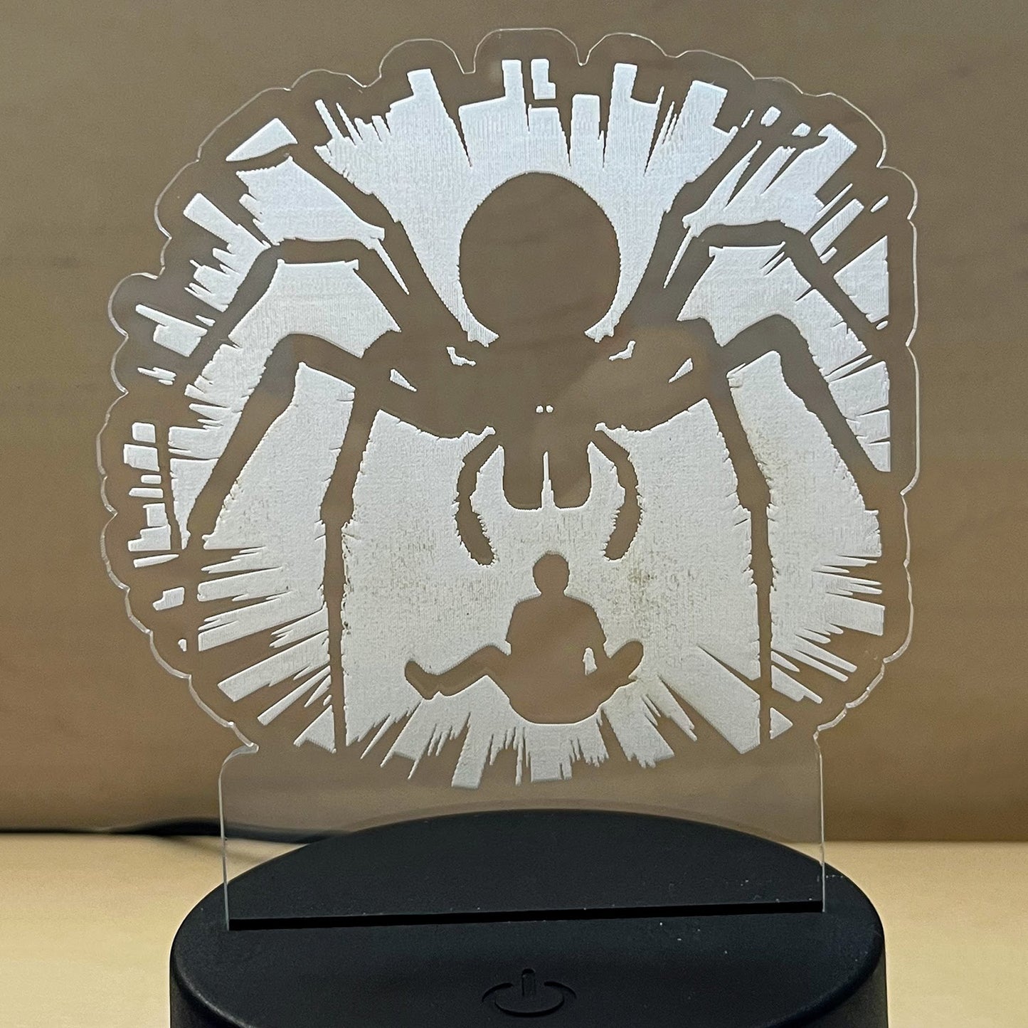 Stuff of Nightmares "Giant Spider" LED Nightlight Insert - Glowforge