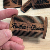 Stylish Beard & Mustache Combs (Set of 7) - Glowforge