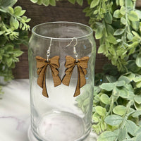 Summer Bow Dangle Earrings - Glowforge
