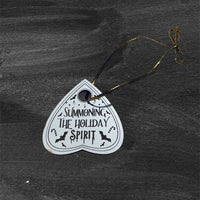 Summon Holiday Spirit Funny Halloween Christmas Ornament - Glowforge