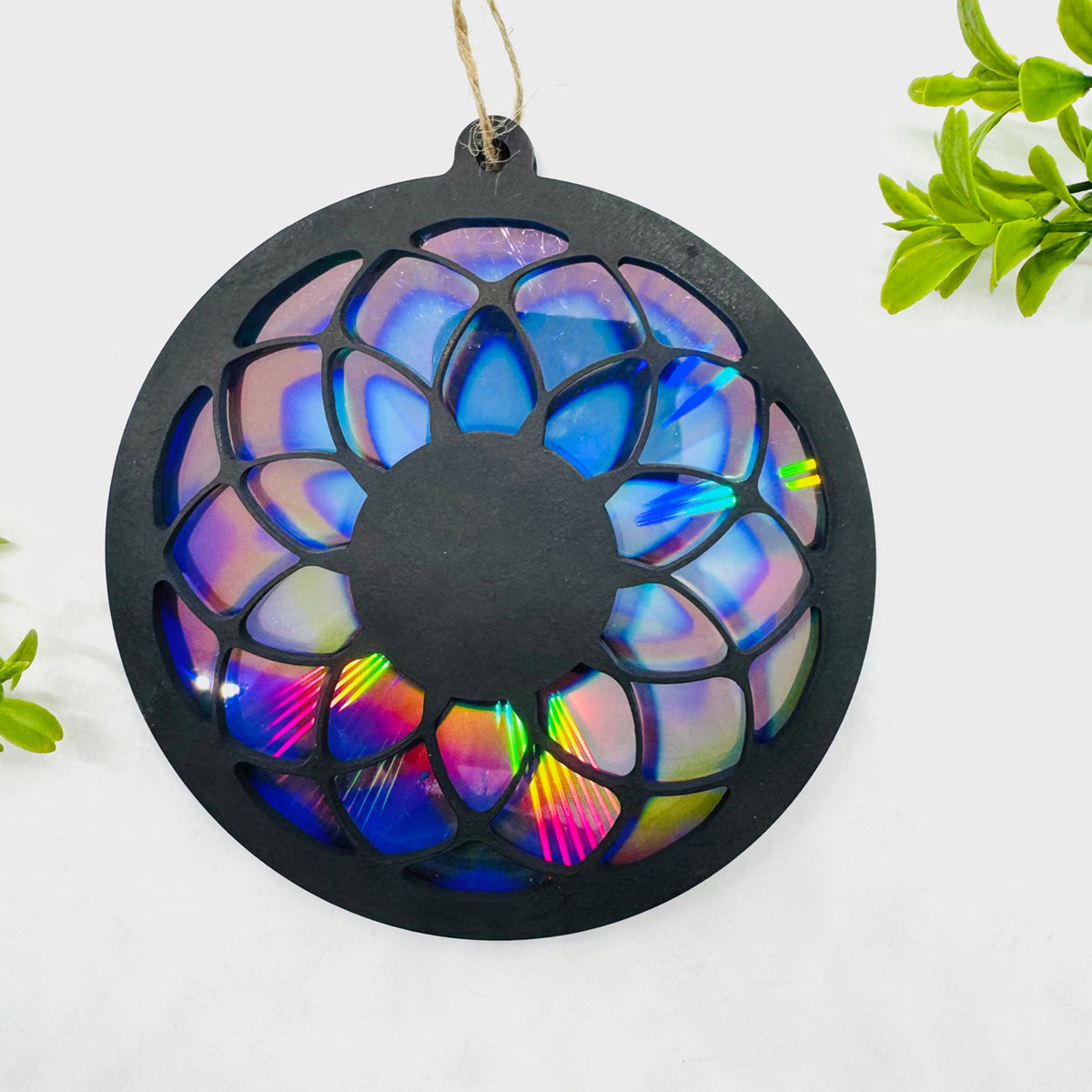 Sunburst CD / DVD Suncatcher Style B - Glowforge