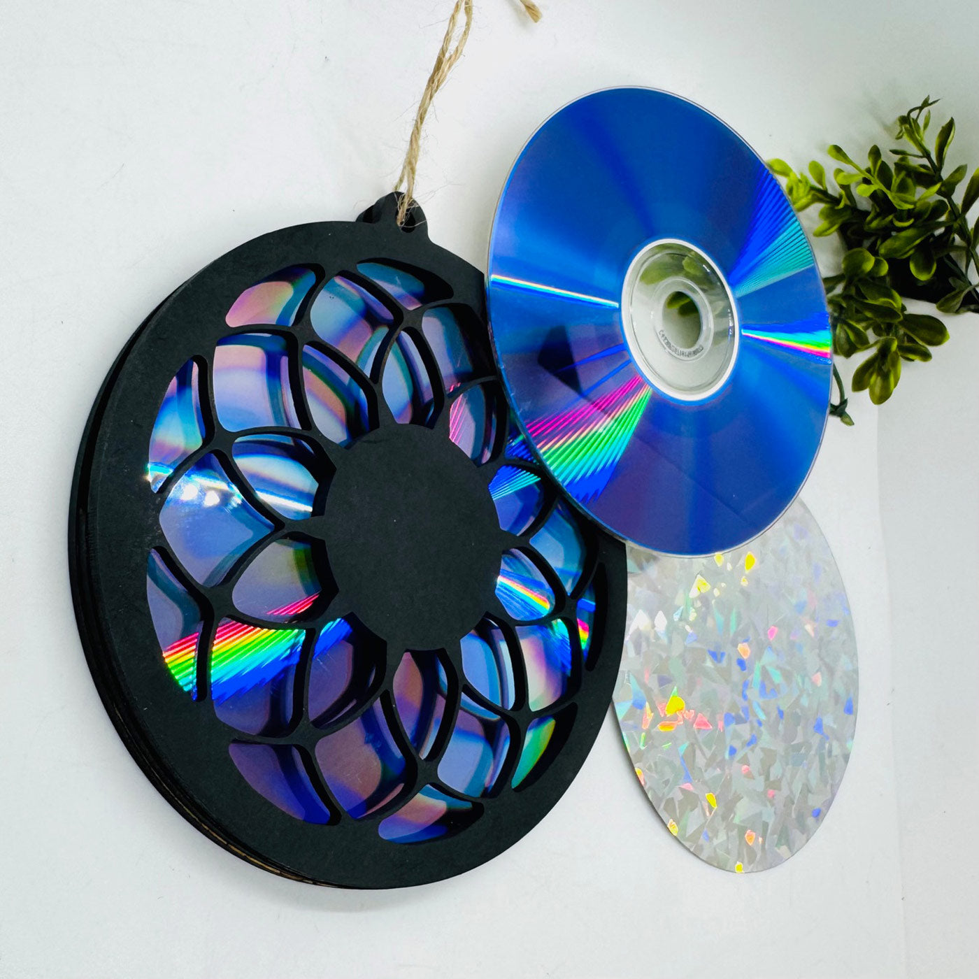 Sunburst CD / DVD Suncatcher Style B - Glowforge
