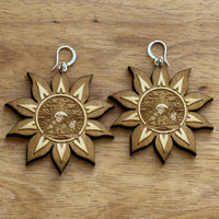 Sunflower Dream Earrings - Glowforge