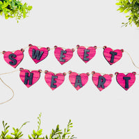 Sweetheart Layered Heart Banner - Glowforge