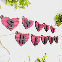 Sweetheart Layered Heart Banner - Glowforge
