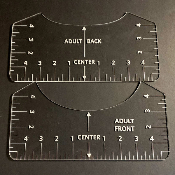 Durom Alignment Guide T-Shirt Perfect Alignment Guides for Eco-Iron On - Adult – Glowforge Shop