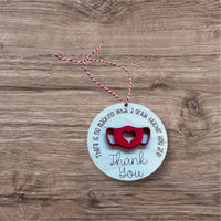 Teacher Thank You Mask Ornament - Glowforge