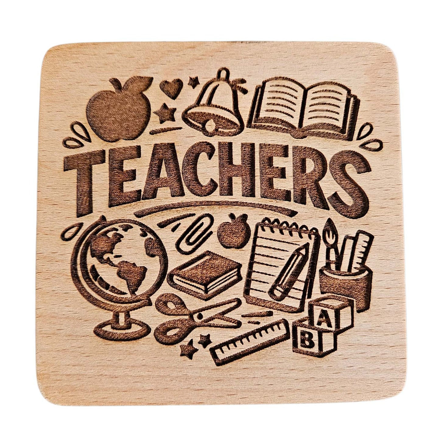 Teachers Coaster - Glowforge