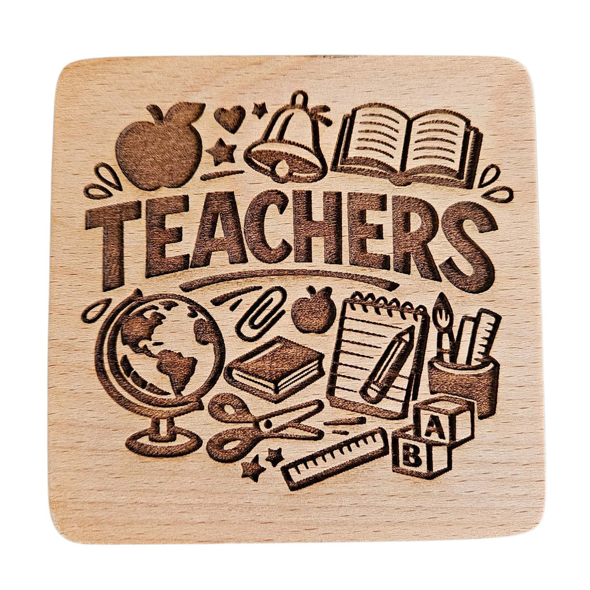Teachers Coaster - Glowforge