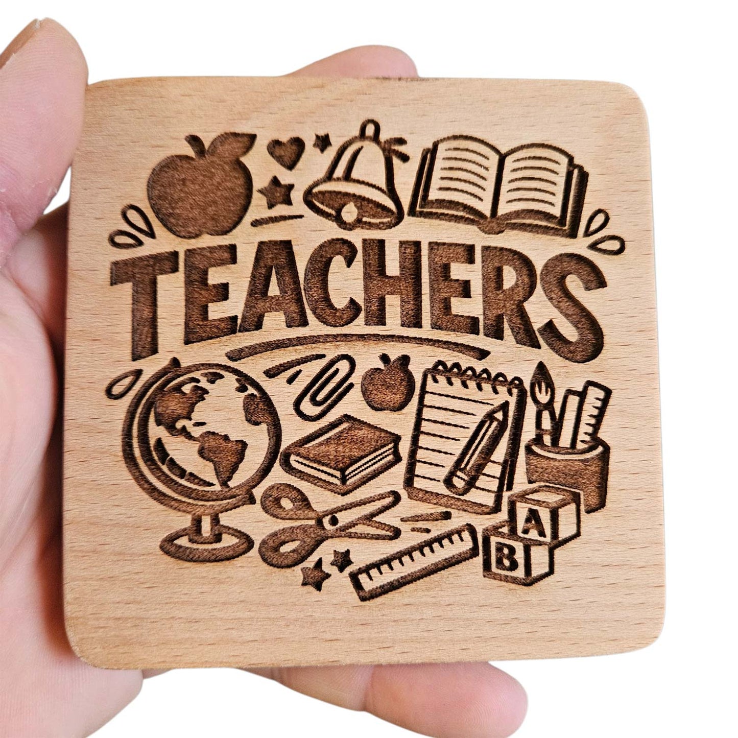 Teachers Coaster - Glowforge