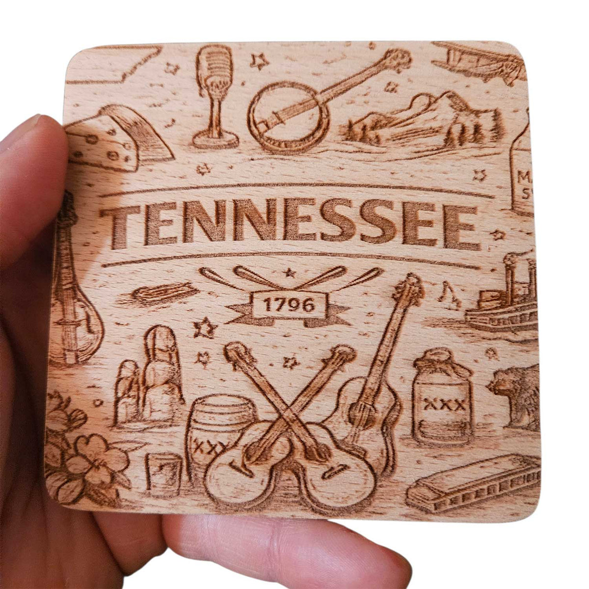 Tennessee Coaster Design - Glowforge