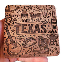 Texas Coaster Design - Glowforge