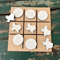 Texas Tic Tac Toe Set - Glowforge