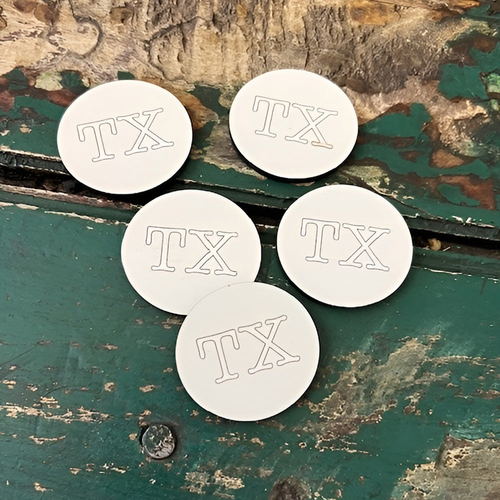 Texas Tic Tac Toe Set - Glowforge
