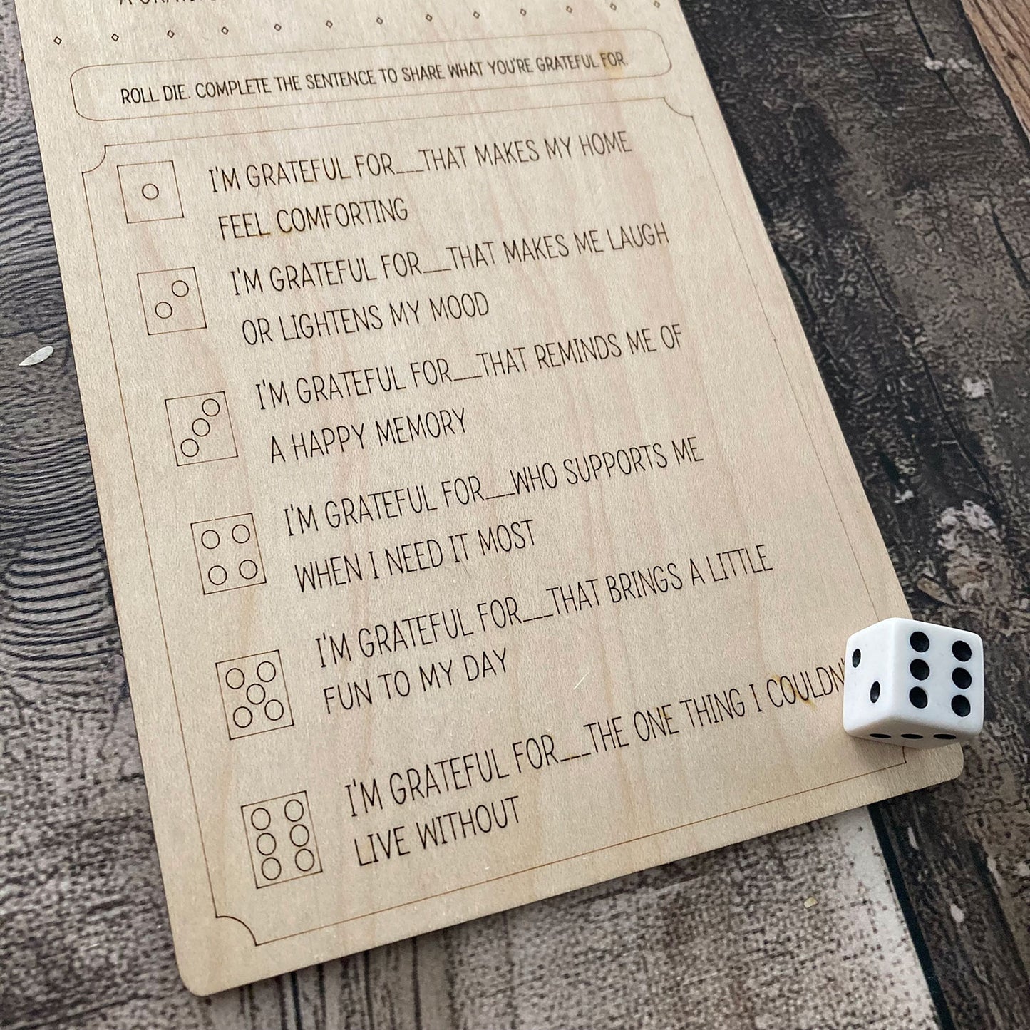 Thankful Together - A Thanksgiving Gratitude Game (Adult Version) - Glowforge