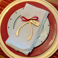 Thanksgiving Wishbone Plate Decor - Glowforge