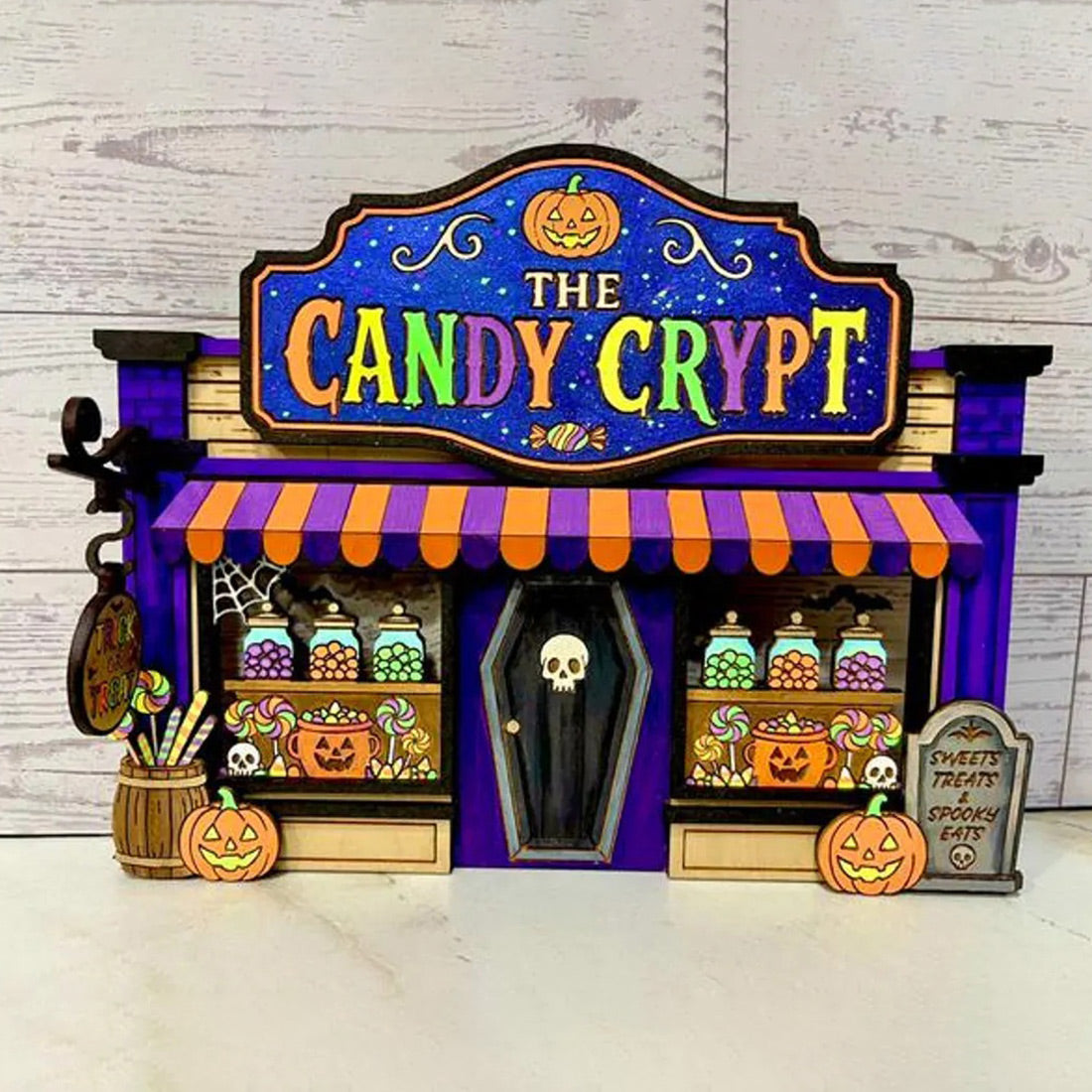 The Candy Crypt Haunted Halloween Candy Store - Glowforge
