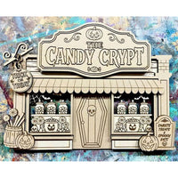 The Candy Crypt Haunted Halloween Candy Store - Glowforge