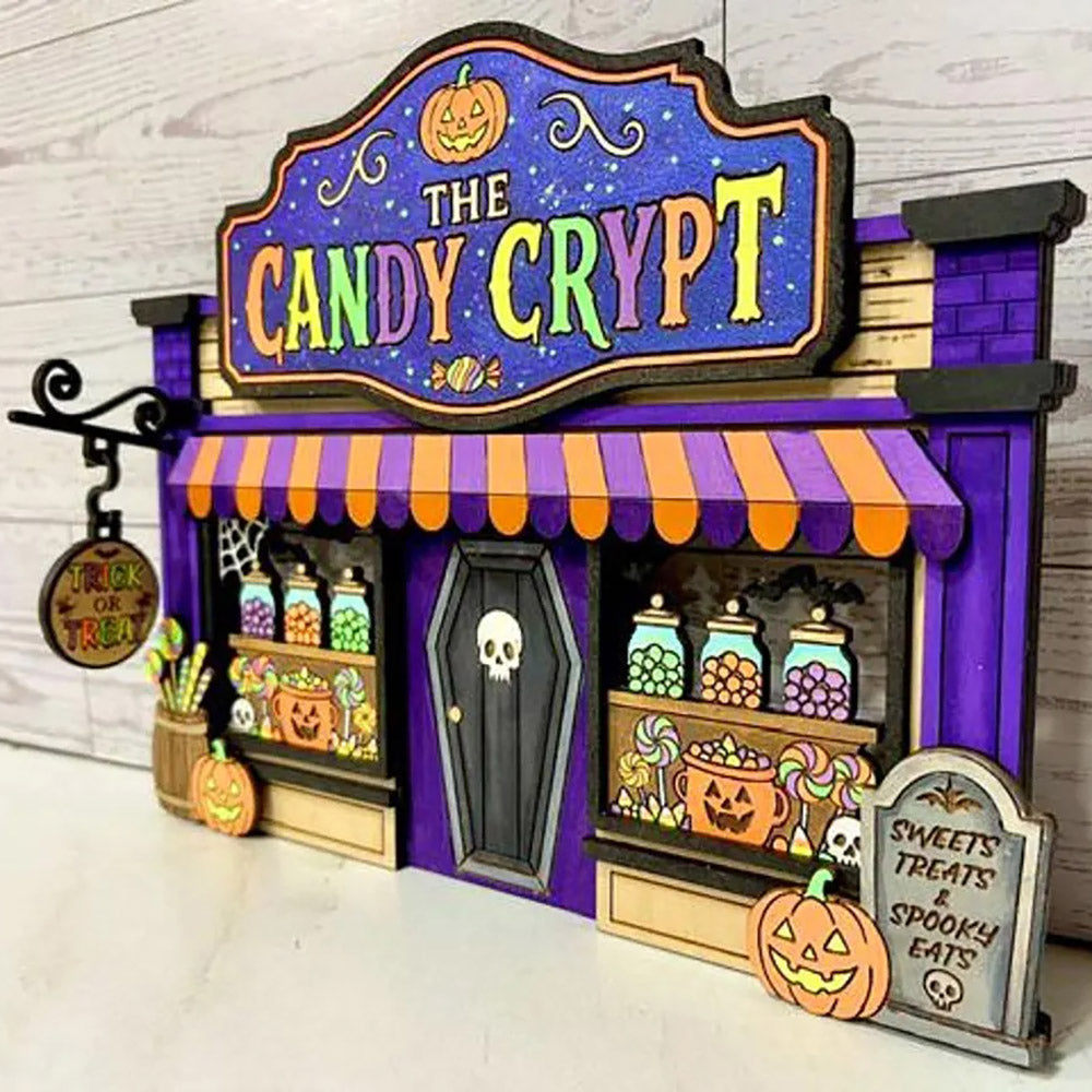 The Candy Crypt Haunted Halloween Candy Store - Glowforge