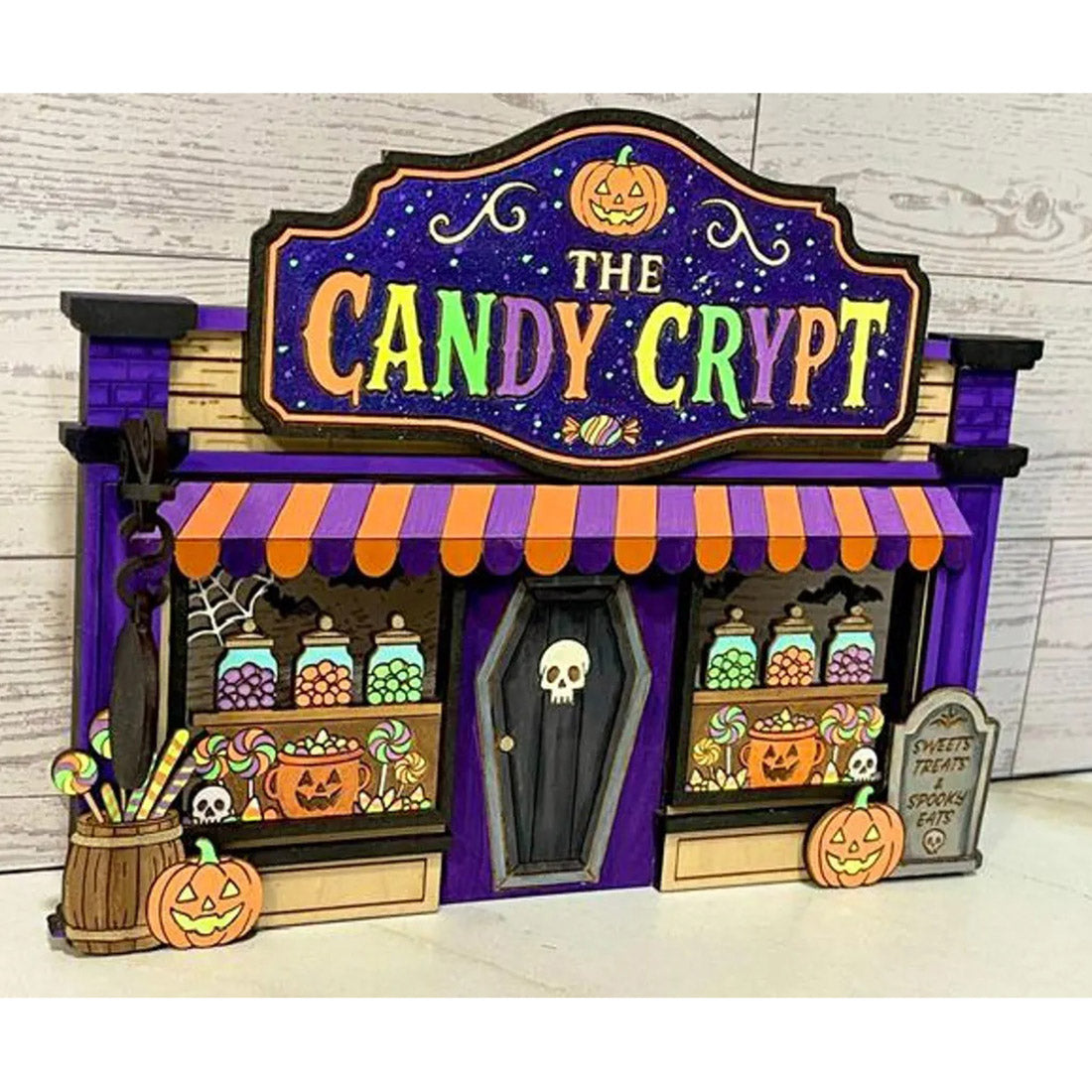 The Candy Crypt Haunted Halloween Candy Store - Glowforge