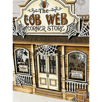The Cob Web Corner Store Haunted Halloween Store - Glowforge