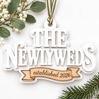 The Newlyweds Ornament - Glowforge