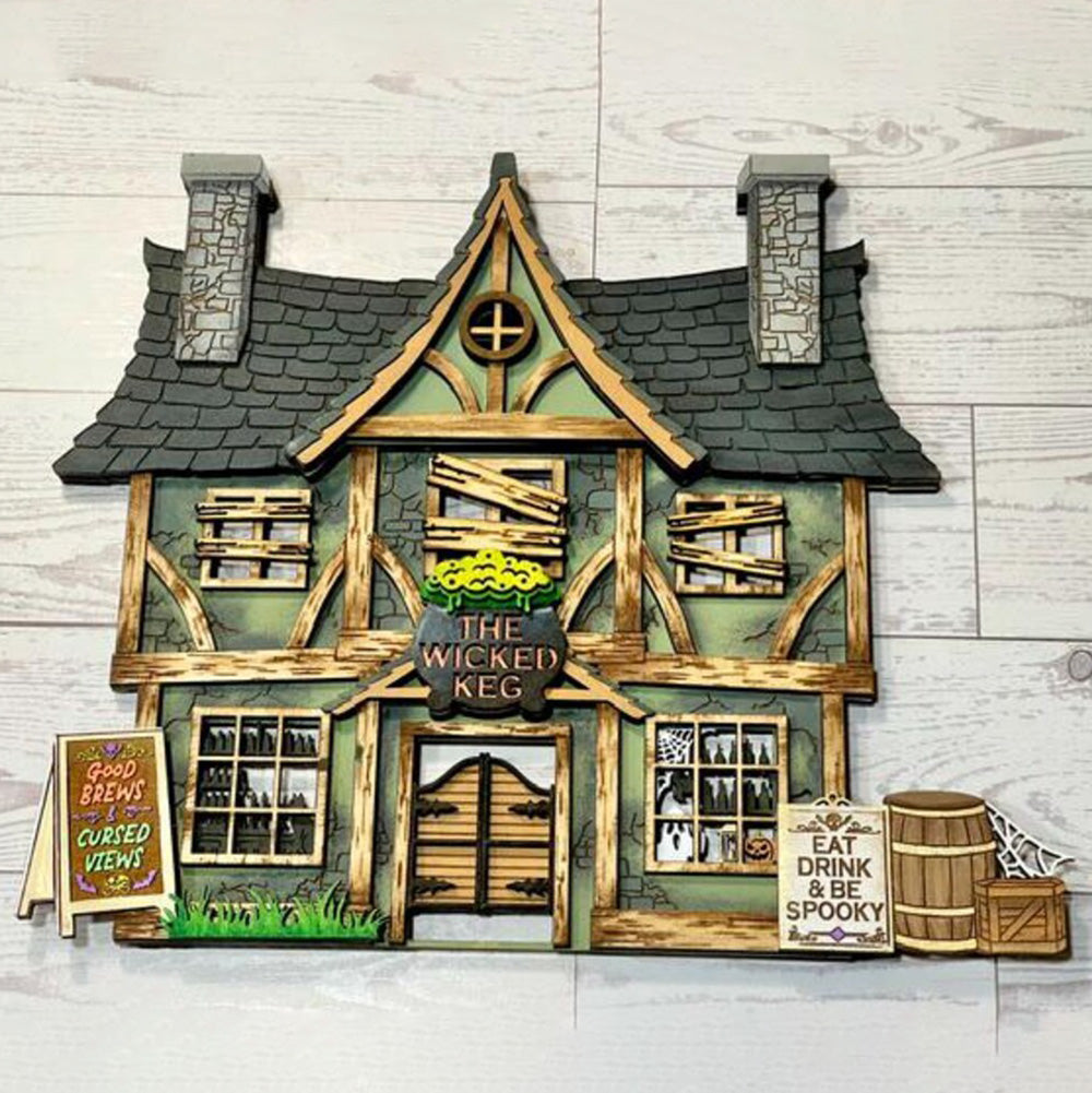 The Wicked Keg Haunted Halloween Pub - Glowforge