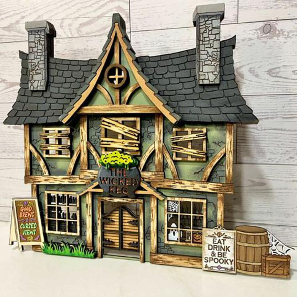 The Wicked Keg Haunted Halloween Pub - Glowforge