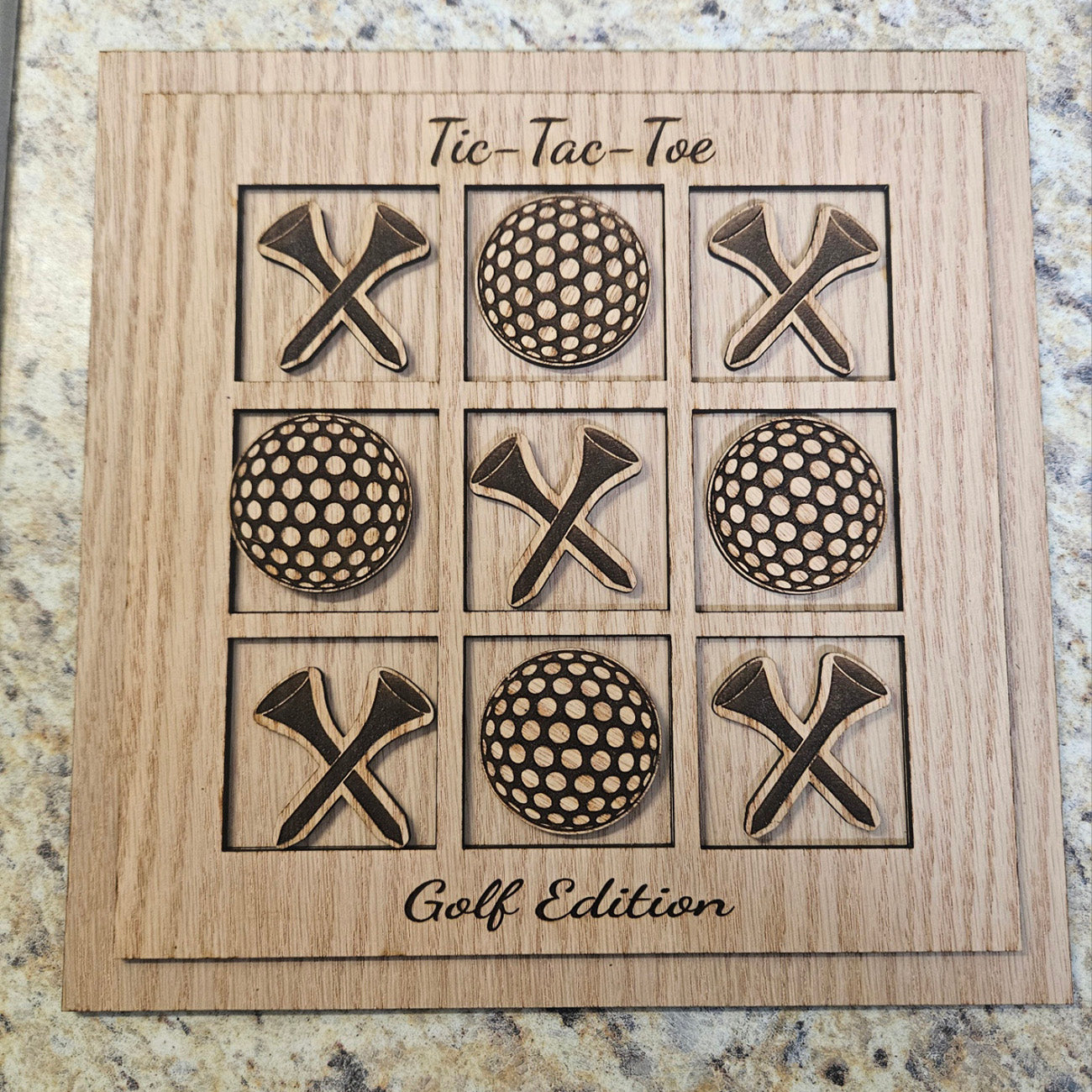 Tic-Tac-Toe - Golf Edition - Glowforge