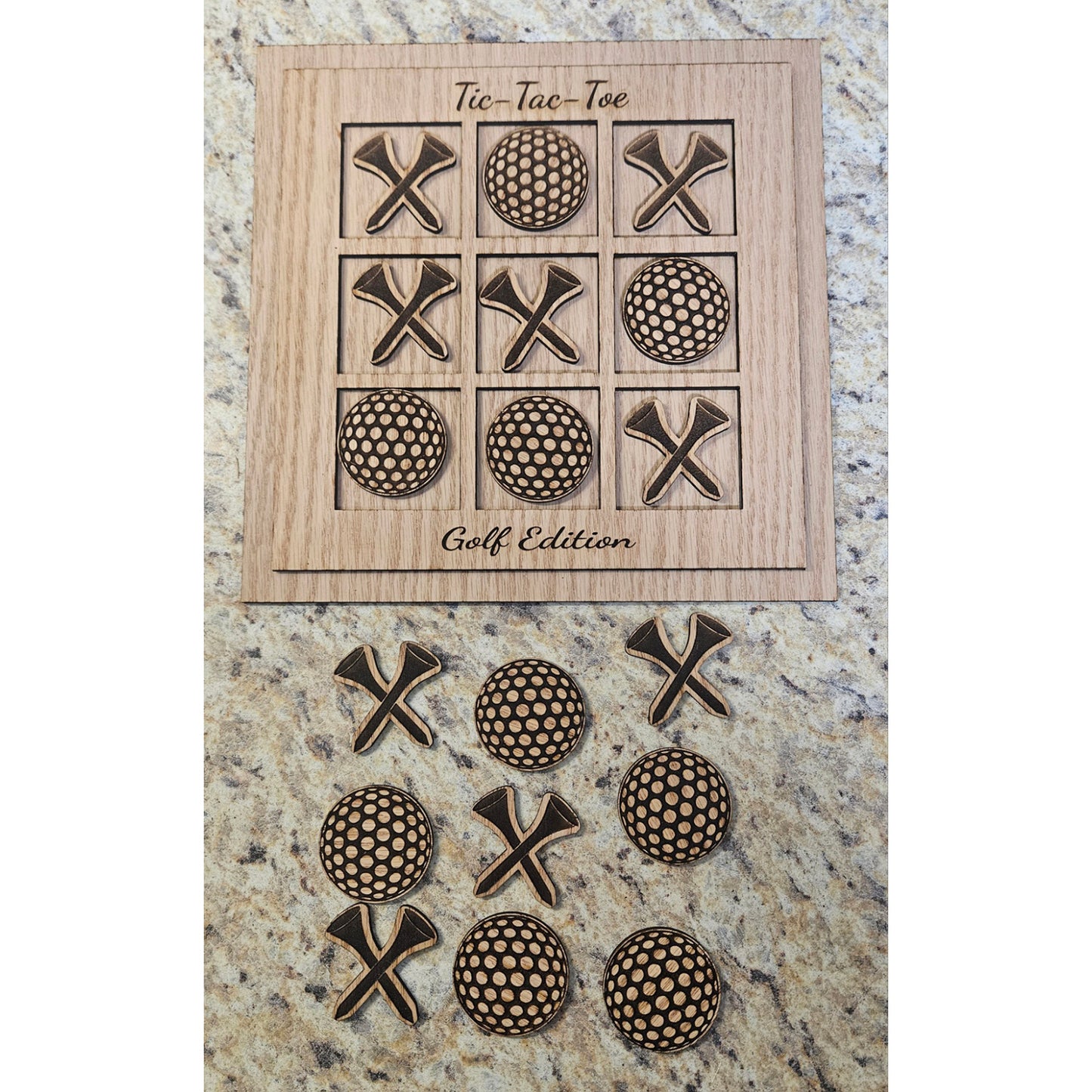 Tic-Tac-Toe - Golf Edition - Glowforge