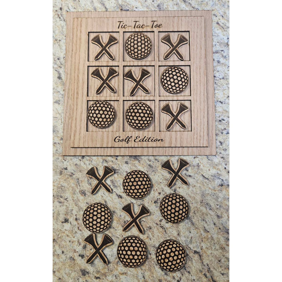 Tic-Tac-Toe - Golf Edition - Glowforge