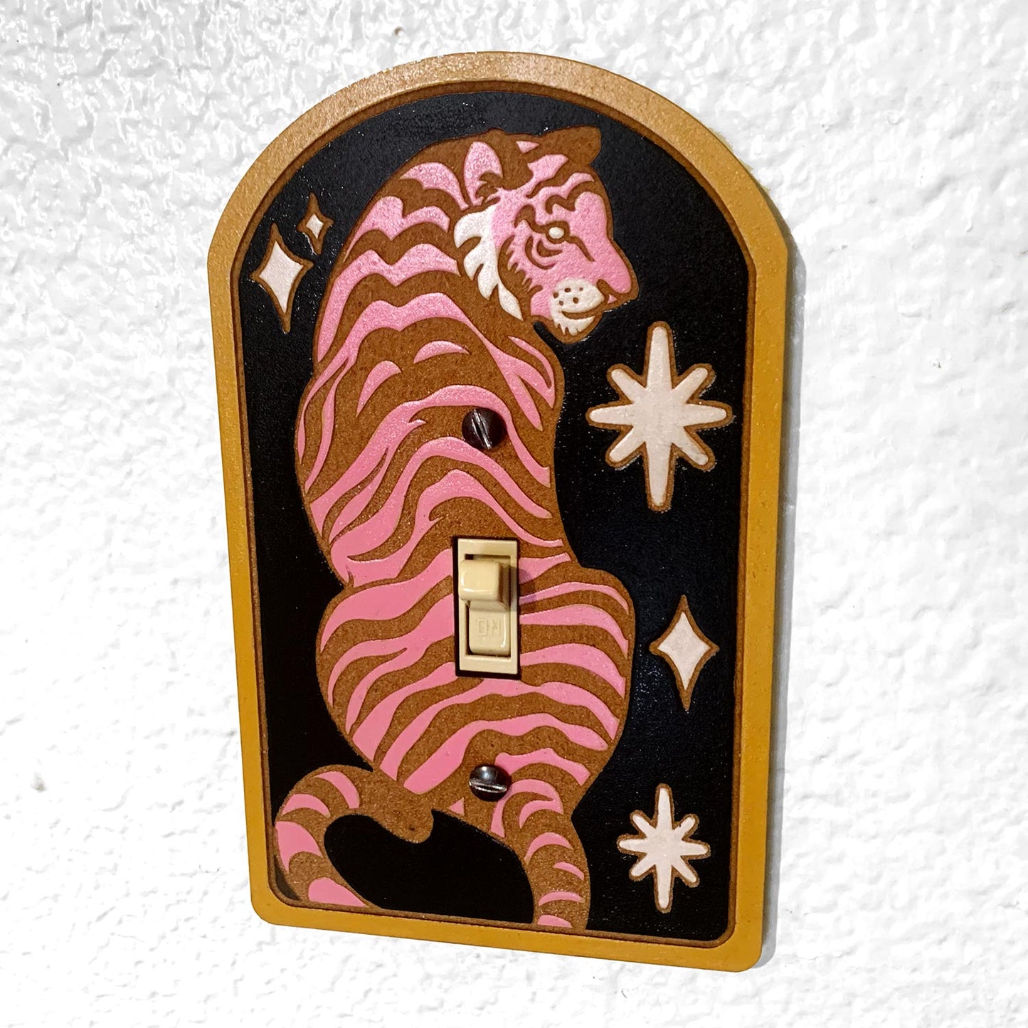 Tiger Light Switch Cover - Glowforge