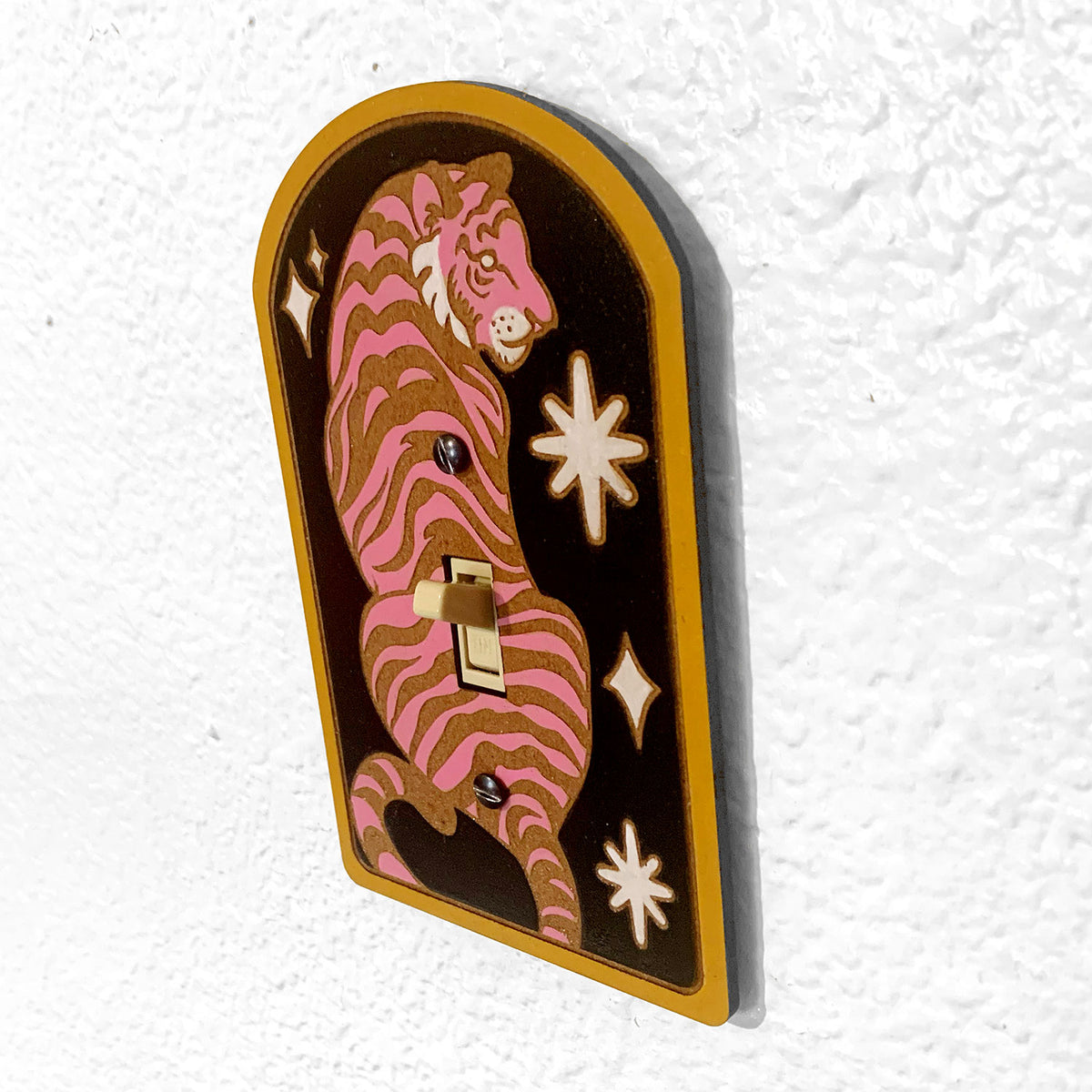 Tiger Light Switch Cover - Glowforge