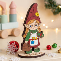 Tilly Toy Workshop Engineer - Mechanical Elf Figure for Play & Painting - Glowforge