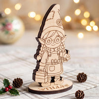 Tilly Toy Workshop Engineer - Mechanical Elf Figure for Play & Painting - Glowforge
