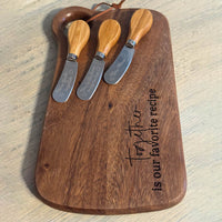 Together Is Our Favorite Recipe Cutting Board Quote - Glowforge