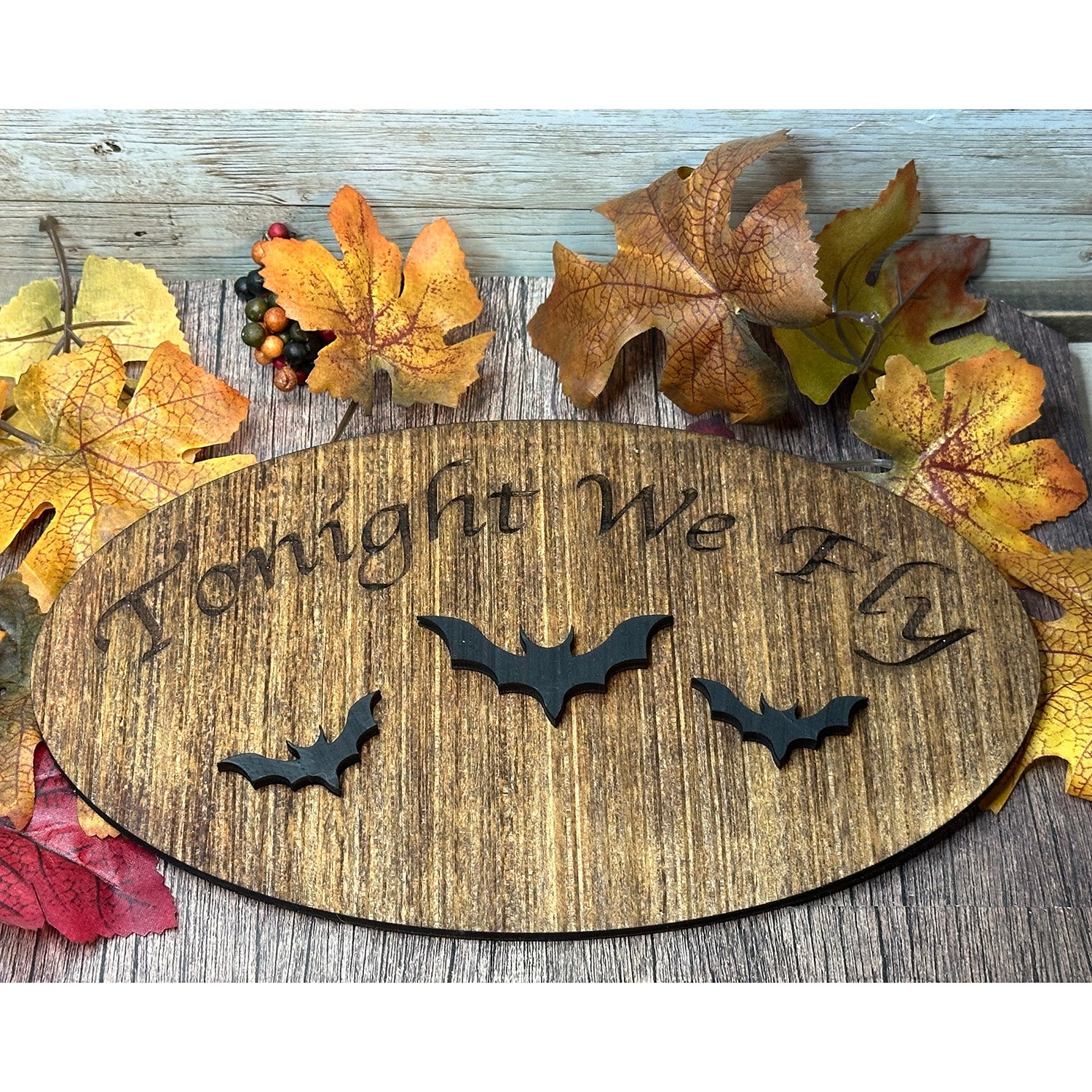 Fly Batty Tonight We Fly Batty Halloween Sign – Glowforge Shop