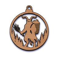 Traditional German Krampus Christmas Ornament - Glowforge