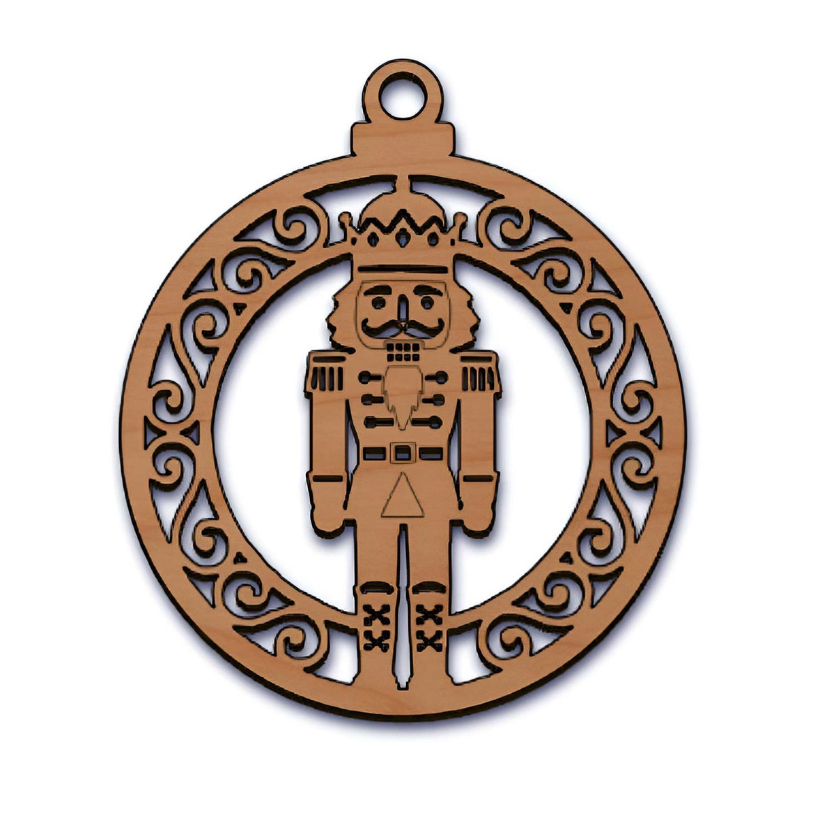 Traditional German Nussknacker Christmas Ornament - Glowforge