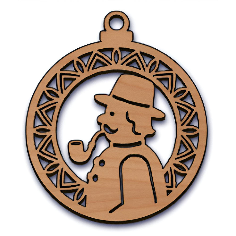 Traditional German Räuchermann Christmas Ornament- Glowforge
