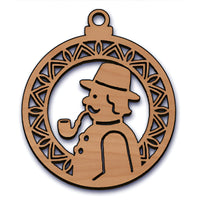 Traditional German Räuchermann Christmas Ornament- Glowforge
